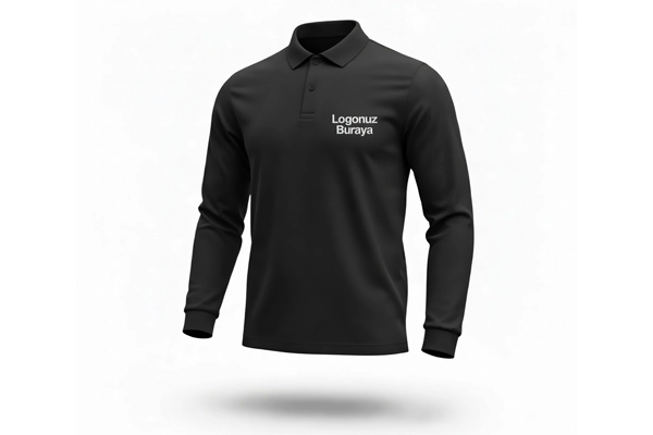 Kurumsal Logolu Uzun Kol Tişört