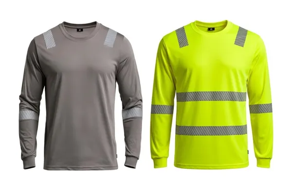 Reflektörlü İş Uzun Kol Tişört