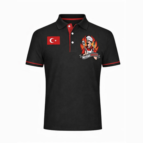 Logolu Polo Yaka Restoran Personel Tişörtü