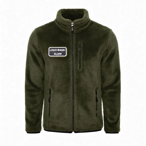 Nakışlı Polar Ceket