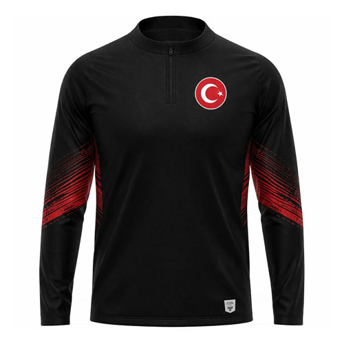 Milli Takım Antrenman Eşofman Üstü Siyah